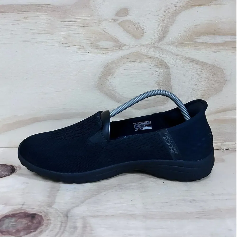 Skechers - Reggae Fest 2.0 - Slip-On Sneakers - Black - Women's - 10 - SN 158698 - Picture 4 of 9